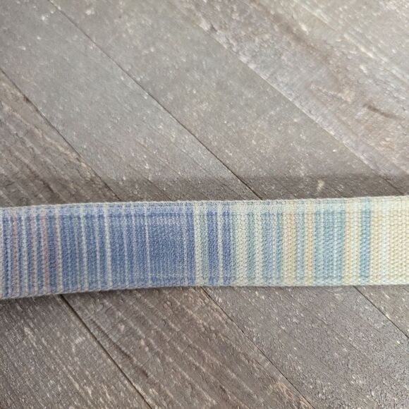 Colorful Canva and leather belt. red leather ITSUS belt size Medium 31 - Picture 3 of 7